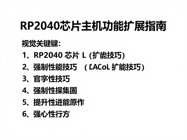RP2040芯片主机功能扩展指南，高更新频率提升性能技巧
