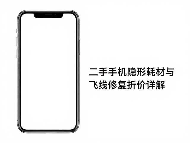 二手手机隐形耗材与飞线修复折价详解，避坑指南