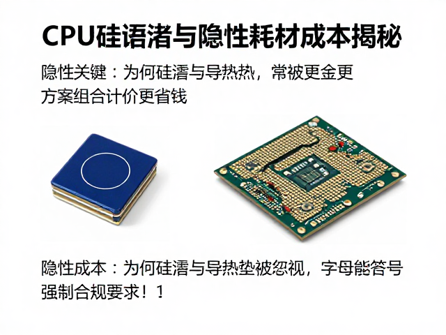 CPU硅脂与散热片隐性耗材成本揭秘，按方案组合计价更省钱