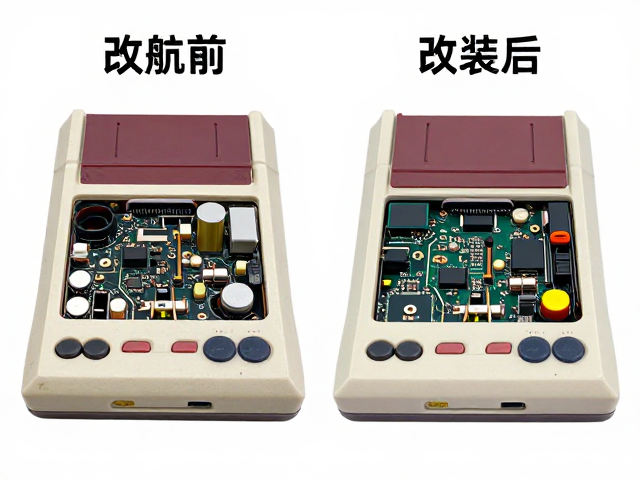 改装前后对比，复古游戏机电池续航升级案例