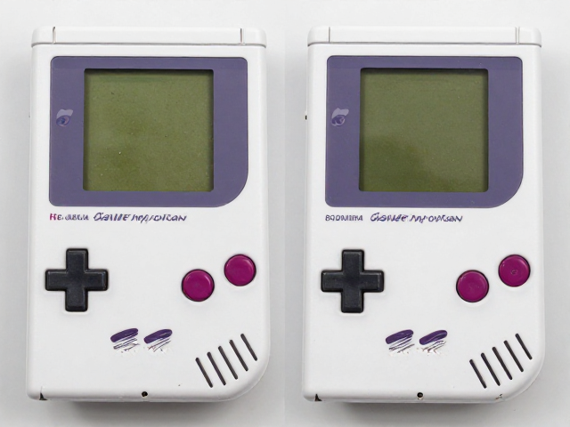 Game Boy改装前后对比，纯白科技风硬核改造实录