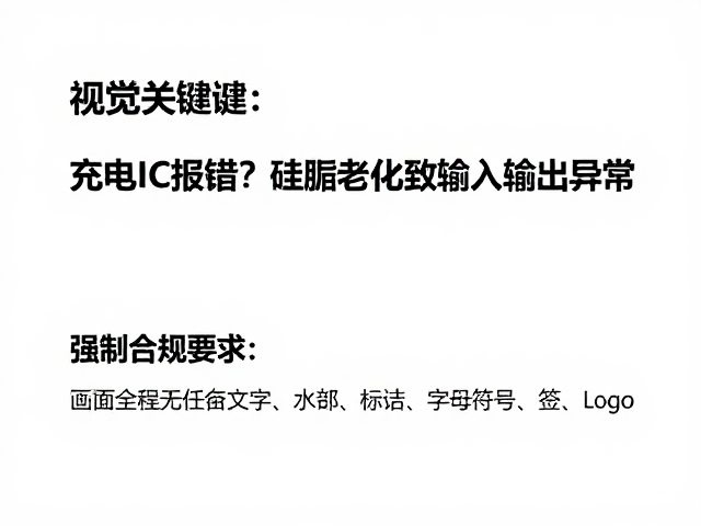 充电IC报错？硅脂老化致输入输出异常，更换教程与排查指南