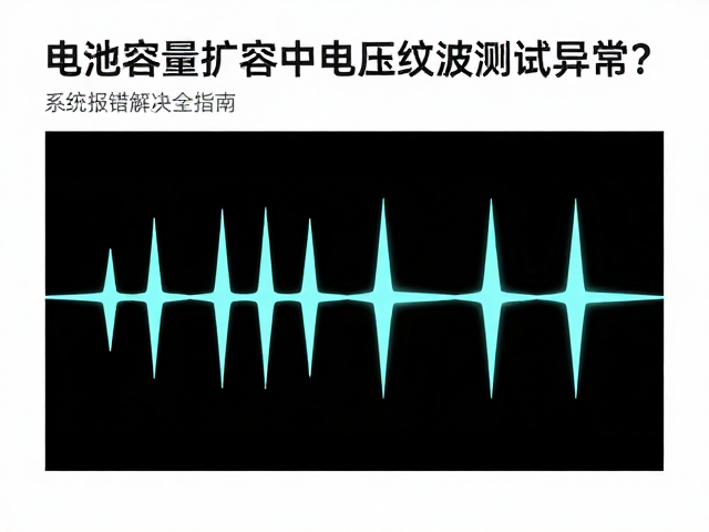 电池容量扩容中电压纹波测试异常？系统报错解决全指南