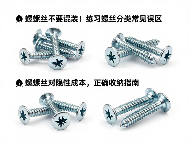 螺丝不要混装！练习螺丝分类常见误区与正确收纳指南