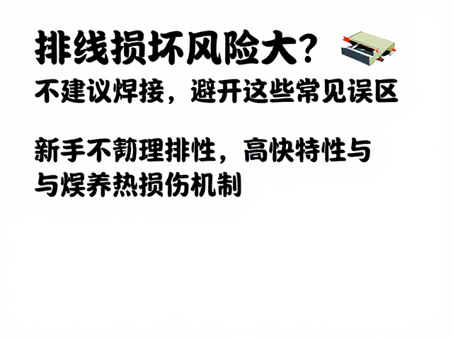 排线损坏风险大？新手不建议焊接，避开这些常见误区