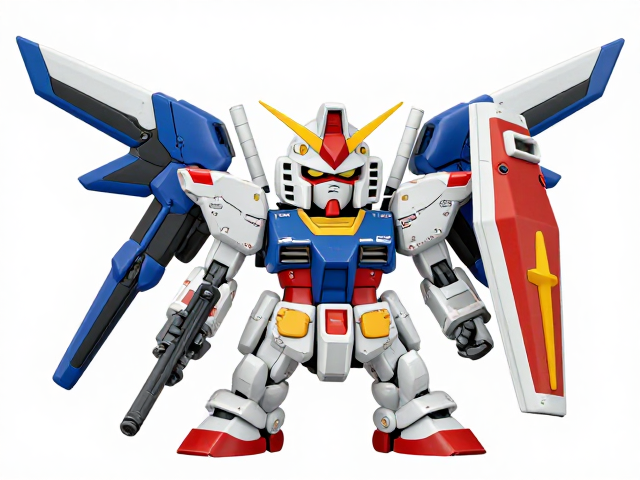 SD BB战士高达1/60比例评测，巧妙靠拼接完成结构解析