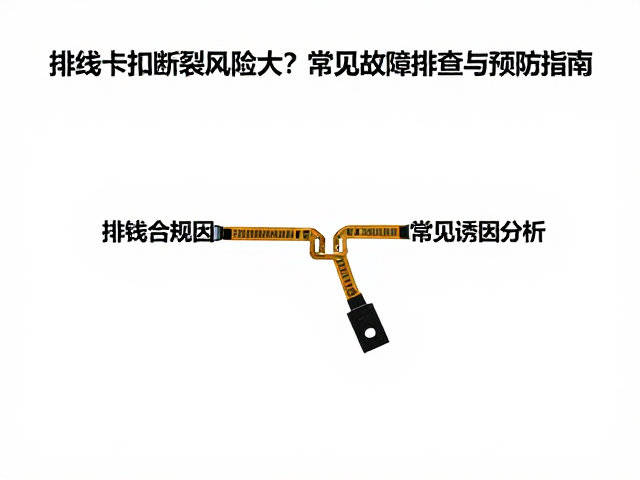 排线卡扣断裂风险大？常见故障排查与预防指南