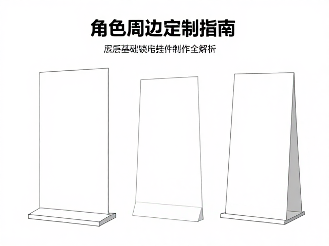 角色周边定制指南，单人单层基础立牌与挂件制作全解析