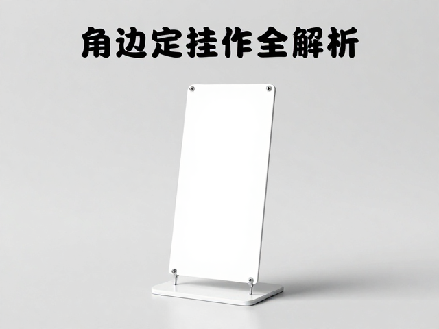 角色周边定制指南，单人单层基础立牌与挂件制作全解析