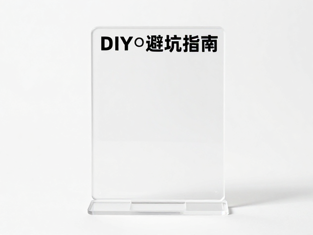单人单层立牌，冰箱贴，保护膜，DIY定制攻略与避坑指南