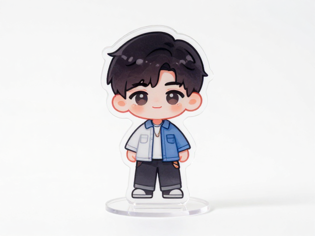 Q版形象单人单层立牌定制,高清印刷覆膜,网红周边小礼品推荐