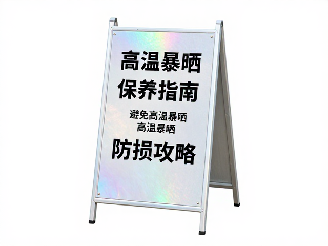 单人单层镭射闪粉立牌保养指南，避免高温暴晒防损攻略