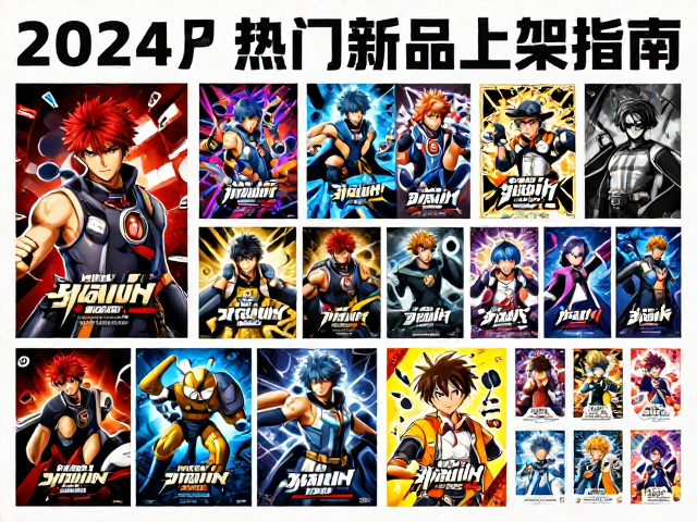 大幅覆膜角色海报整套收藏，2024热门新品上架指南