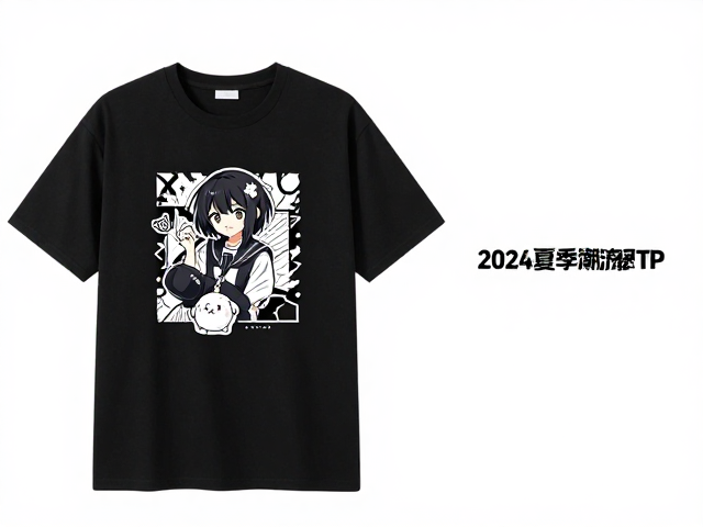 2024爆款短袖动漫印花T恤,帽饰PVC亚克力挂件搭配指南