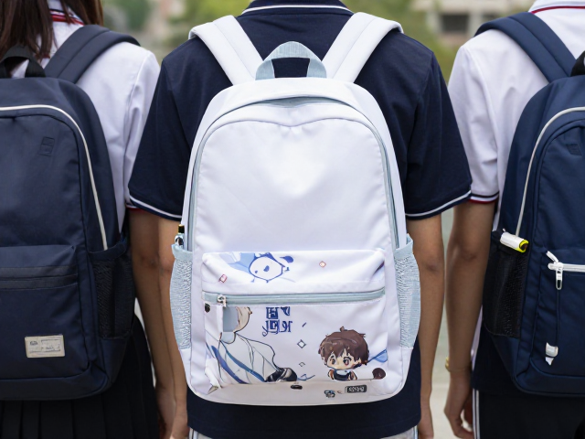 限定联名色动漫印花书包,学生党轻度周边入坑首选