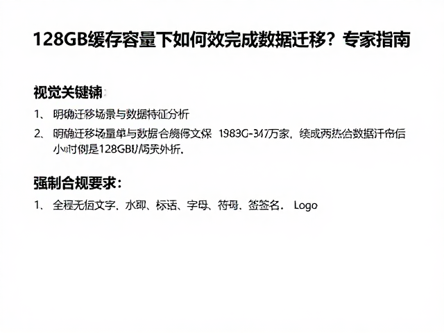 128GB缓存容量下如何高效完成数据迁移？专家指南