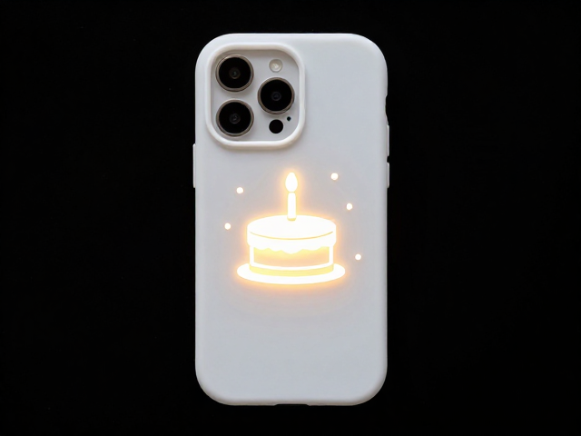 硅胶全包手机壳生日纪念款，炫酷灯效模块点亮高光时刻