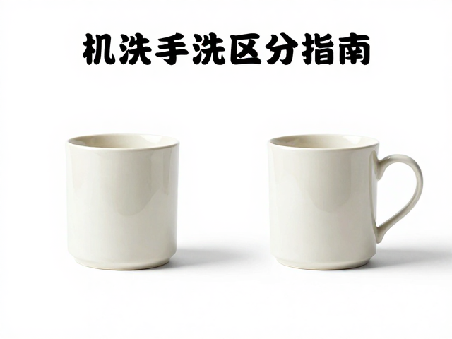 印花陶瓷马克杯怎么选？机洗手洗区分指南，柔软亲肤不伤釉