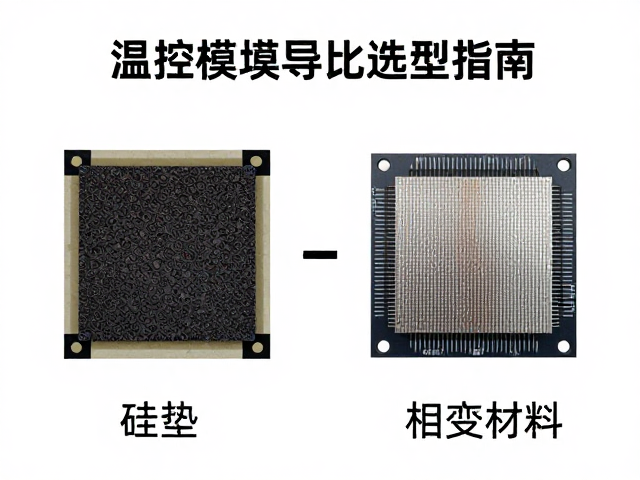 温控模块导热方案，硅垫与相变材料对比选型指南