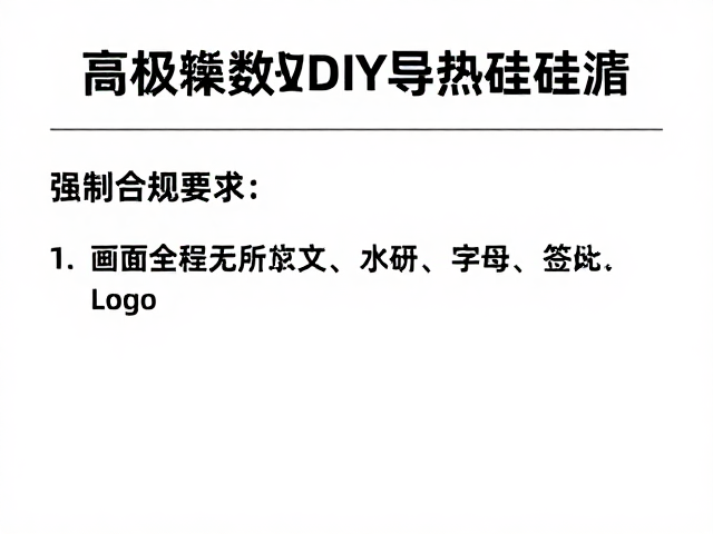 高导热系数DIY导热硅脂，温控模块性能优化指南