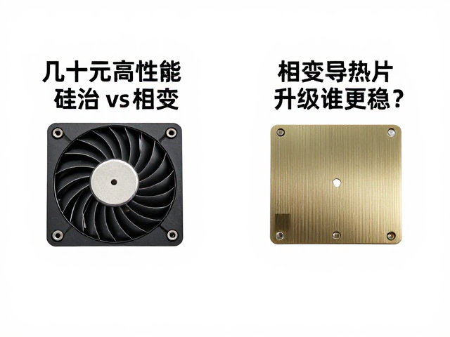 几十元高性能硅脂vs相变导热片，温控模块升级谁更稳？