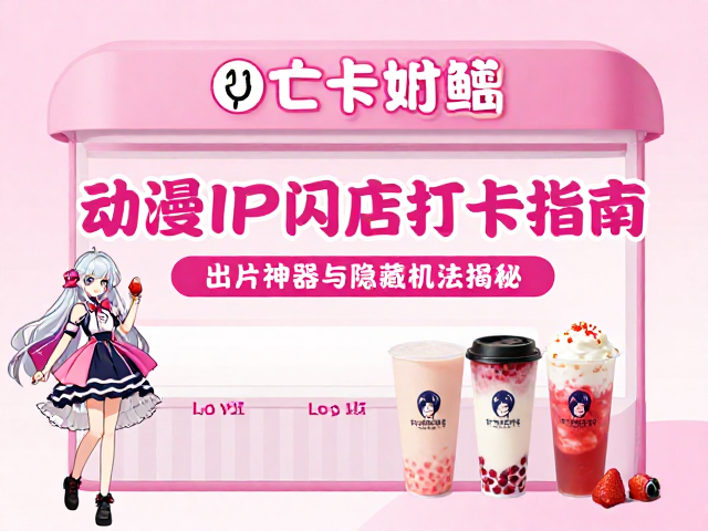 动漫IP联名奶茶快闪店打卡指南,出片神器与隐藏玩法揭秘