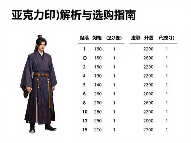 不良人与凡人修仙传周边，亚克力印刷工艺解析与选购指南