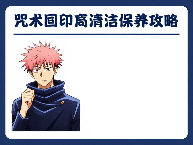咒术回战周边怎么洗？热转印定期清洁保养攻略