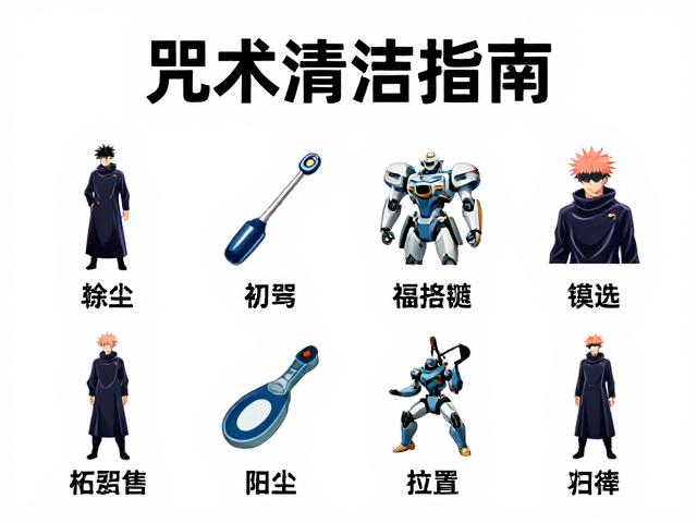 咒术回战周边清洁指南,像保养科幻机甲般呵护收藏