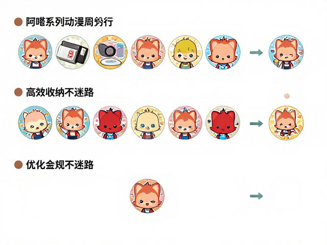 阿狸系列动漫周边吧唧分区整理指南，高效收纳不迷路