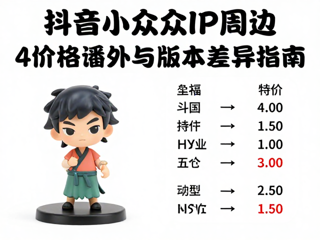 抖音小众IP周边,中国奇谭番外动漫手办精准消费指南