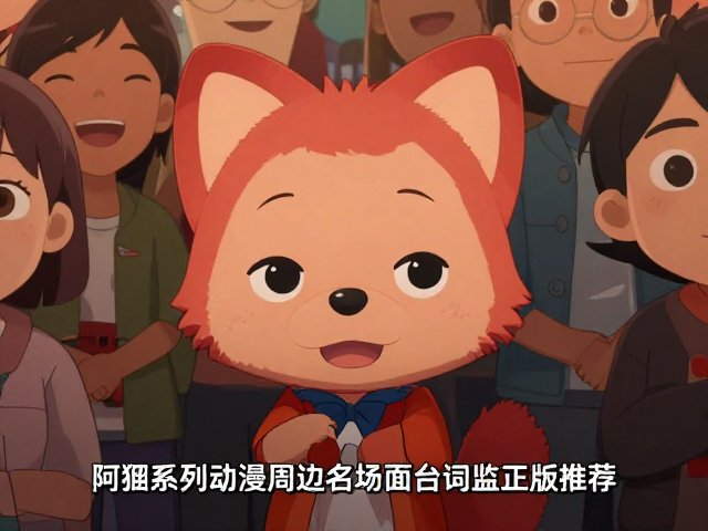 阿狸系列动漫周边名场面台词监修正版推荐