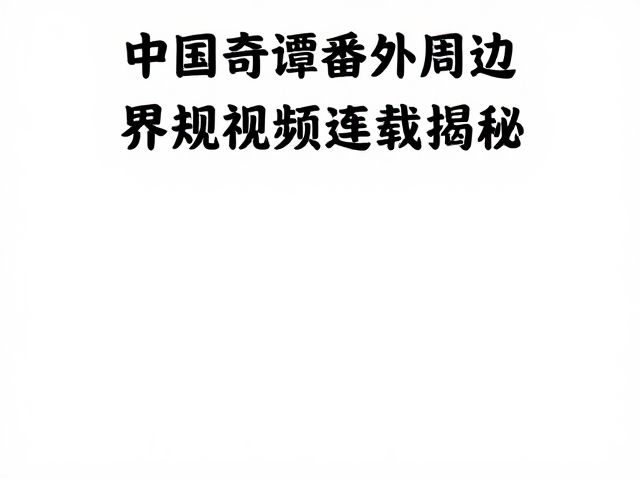 中国奇谭番外周边，品牌跨界短视频连载揭秘