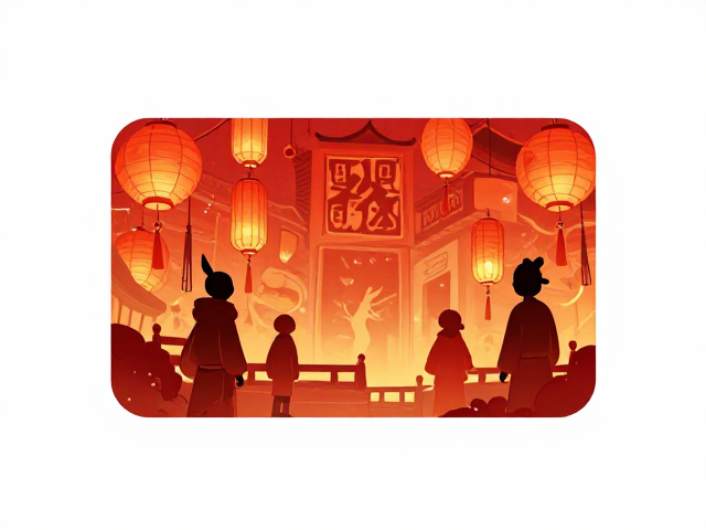 中国奇谭番外周边,节日主题插画,配角精简版