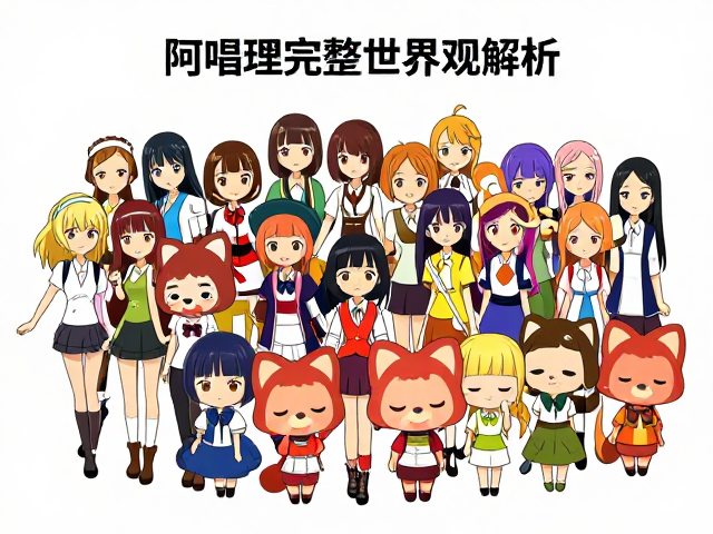 阿狸系列动漫周边，女性向角色群像与完整世界观解析