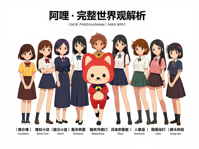 阿狸系列动漫周边，女性向角色群像与完整世界观解析