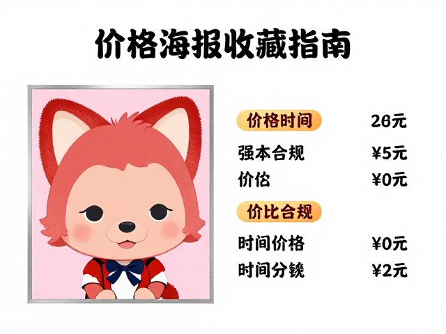 阿狸系列周边平价引流,高颜值色纸海报收藏指南
