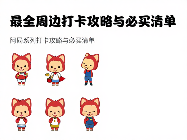 阿狸系列动漫周边展会首发!最全周边打卡攻略与必买清单