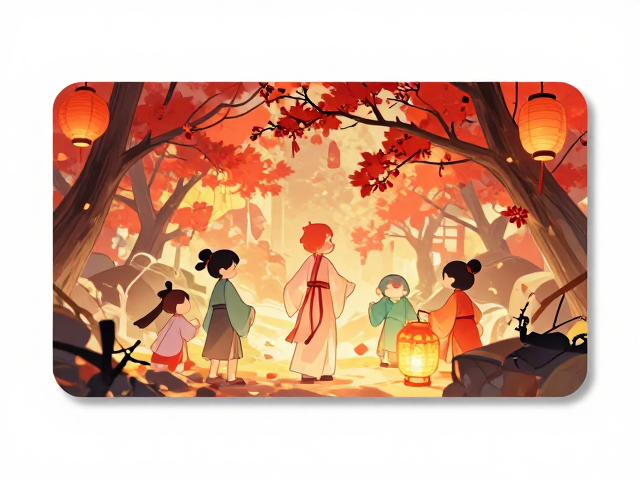 中国奇谭番外周边,节日主题插画揭秘,二次元用户必入