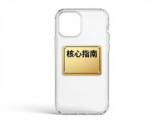 透明手机壳，装饰铭牌，DIY定制保护壳教程与避坑指南