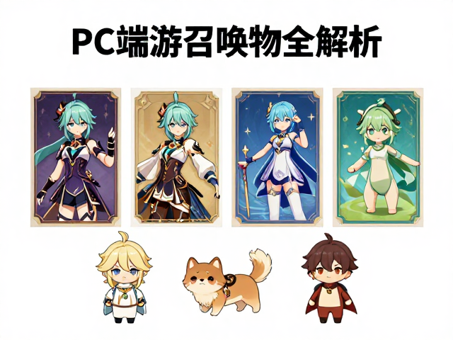 原神动画短片周边，PC端游改编下的宠物召唤物全解析