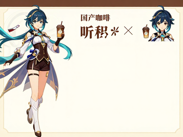 原神动画周边，主题咖啡联动，国产游戏IP扩张新玩法