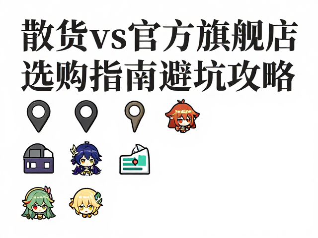 原神动画短片周边,散货vs官方旗舰店选购指南与避坑攻略