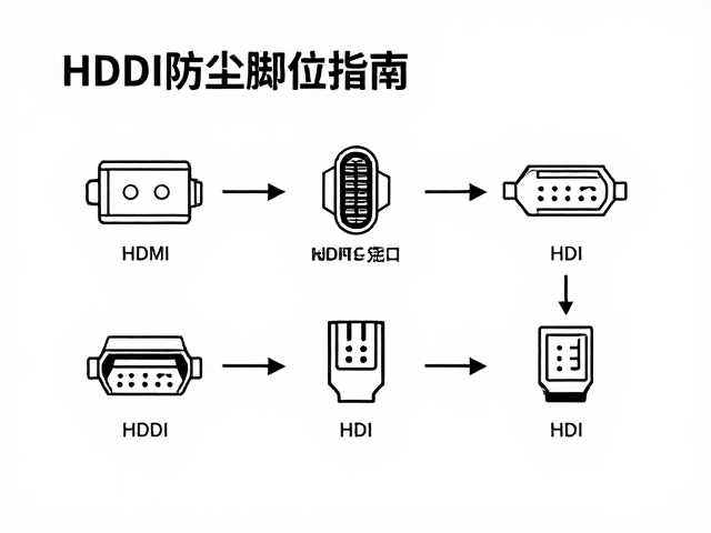 HDMI接口脚位定义与防尘泡棉安装指南，保护接口防氧化