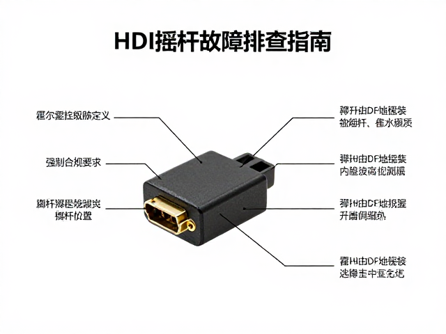 HDMI接口脚位定义与霍尔摇杆故障排查指南