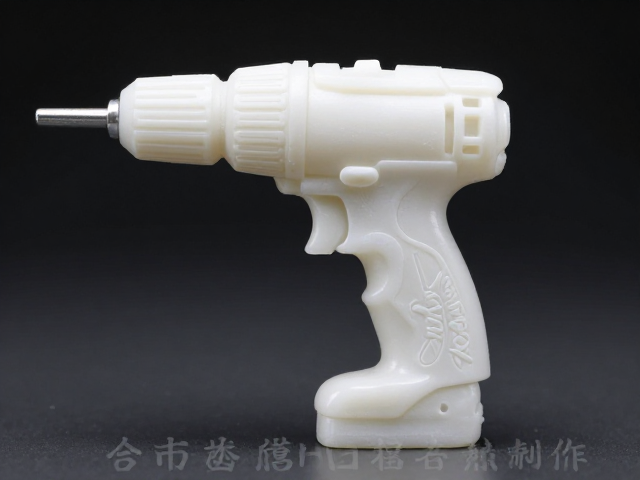 PVC高温注塑一体成型工艺，1/8比例手钻模型制作详解
