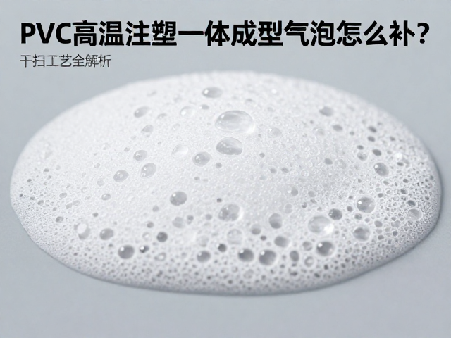 PVC高温注塑一体成型气泡怎么补?干扫工艺全解析