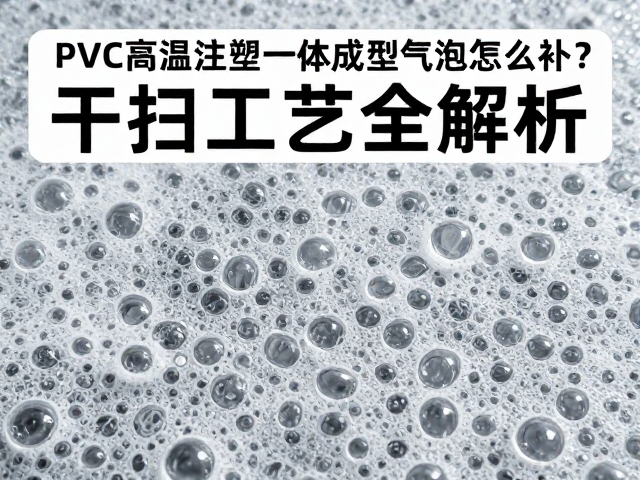 PVC高温注塑一体成型气泡怎么补?干扫工艺全解析