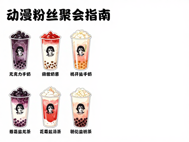 动漫IP联名奶茶粉丝聚会指南，亚克力无划痕应援神器推荐