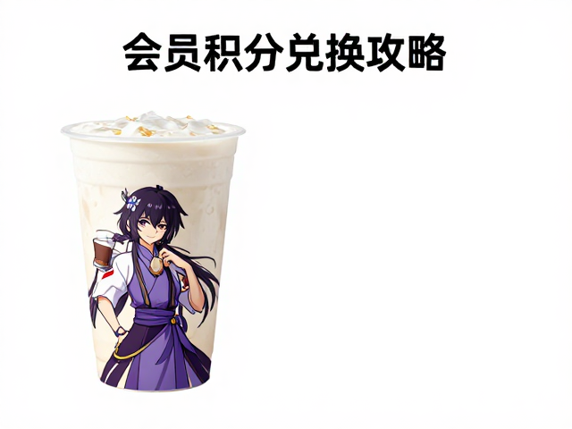 动漫IP联名奶茶，包装完好，会员积分兑换攻略